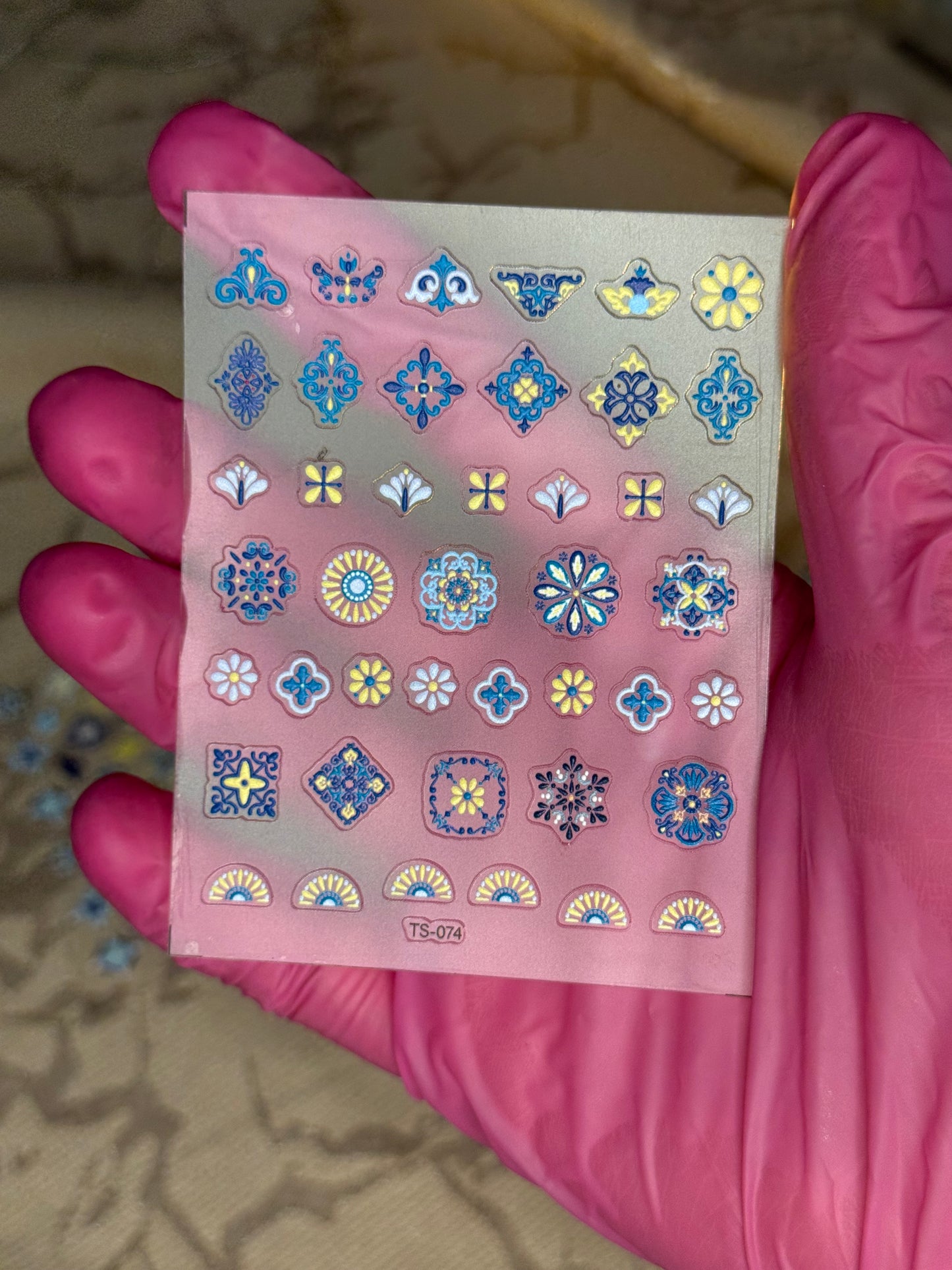 Stickers 3D Mediterranean Zellige