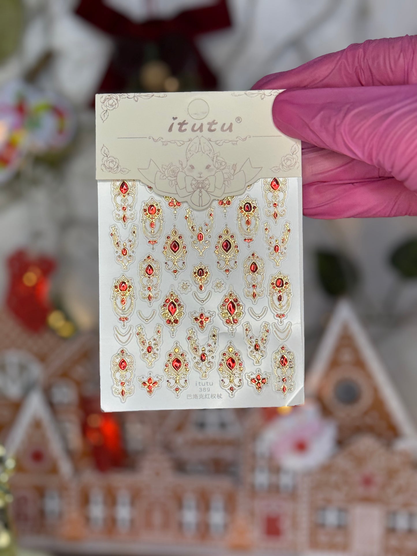 Stickers 5D Sceptre rouge et gold🥀