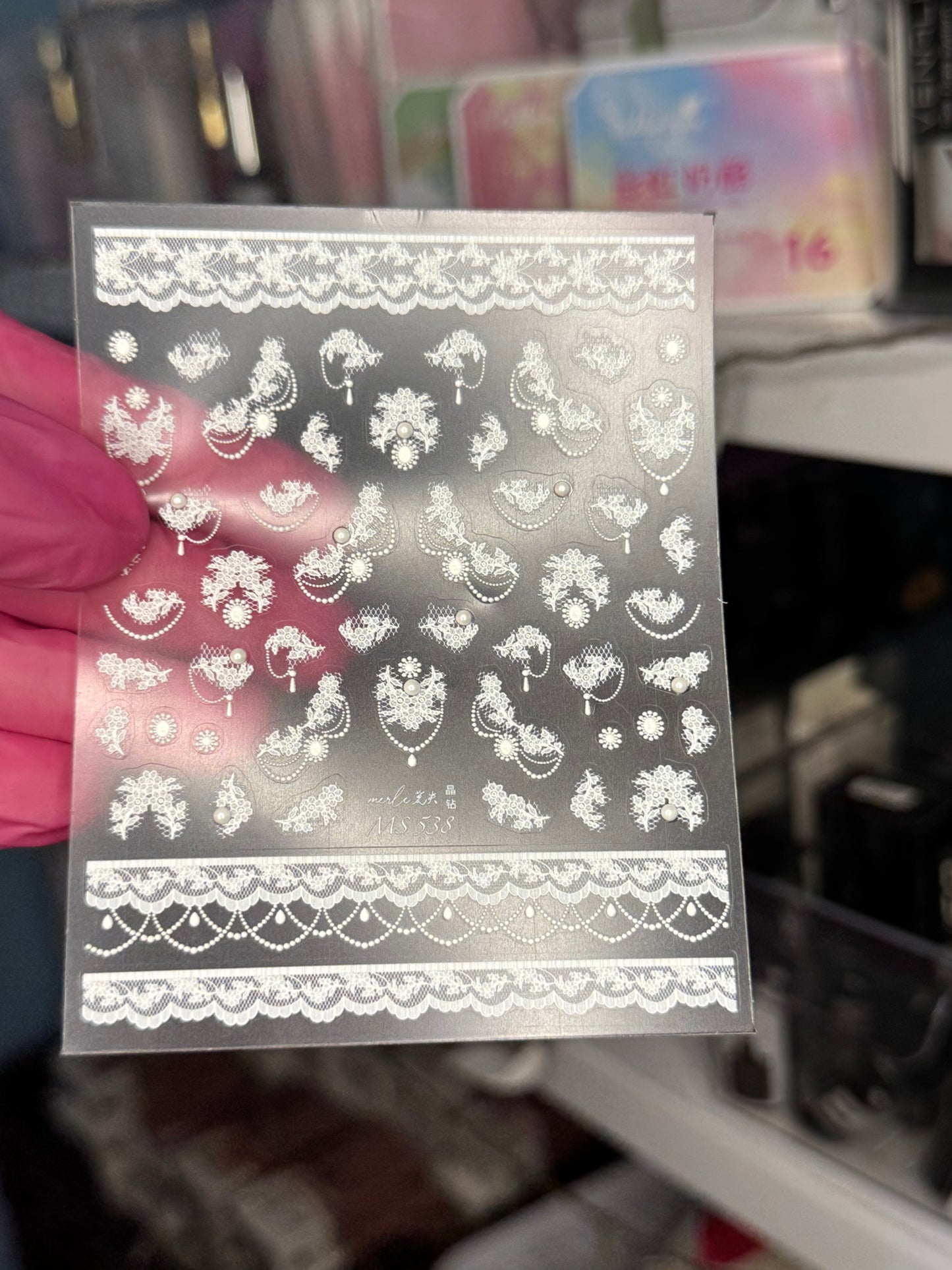 Stickers dentelle blanc 🤍
