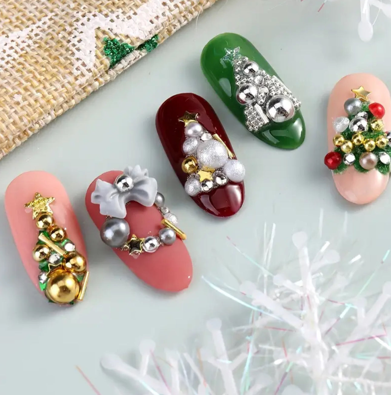 Boite Perles Colorées de Noël 🎄❤️