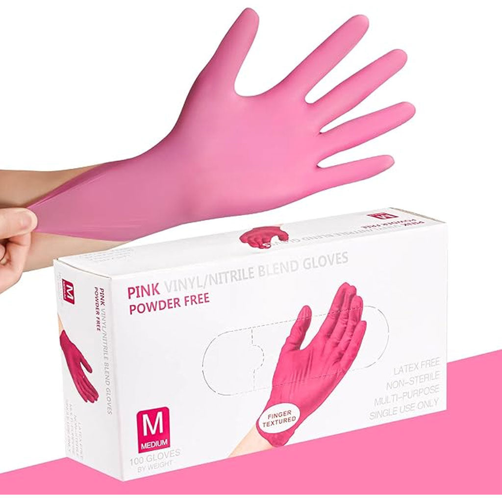 Gants Nitriles Rose M