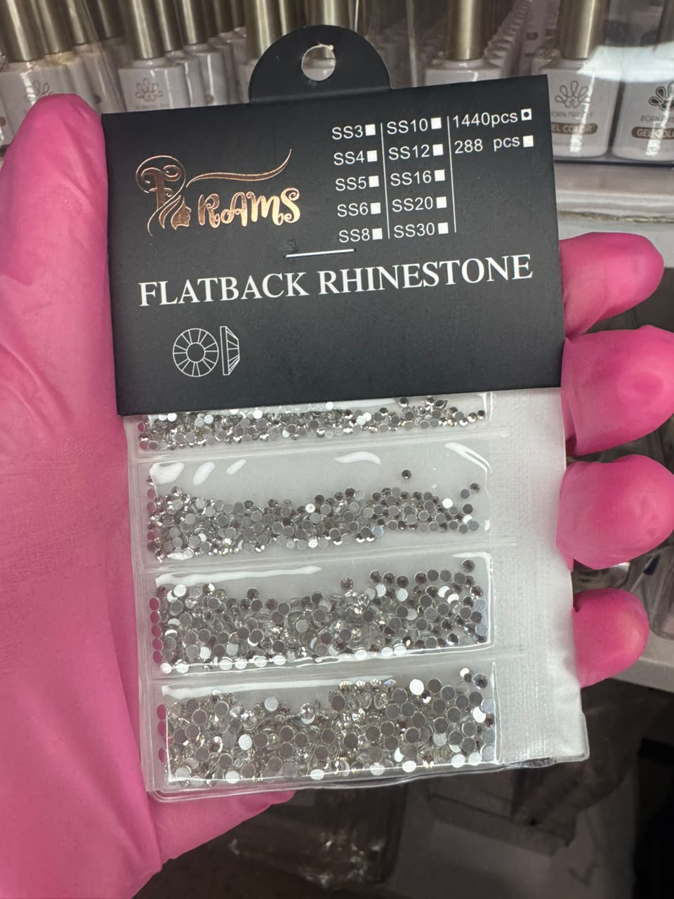 Strass silver