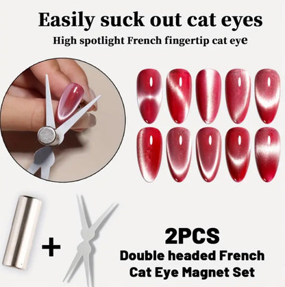Aimant french cat eye 2pcs