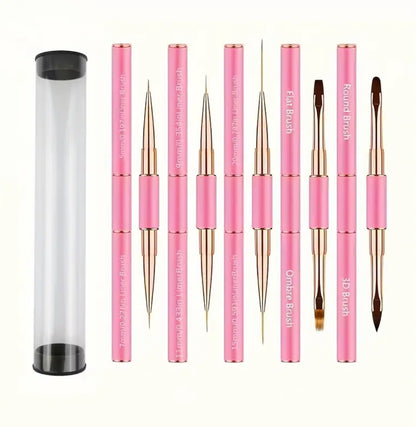 Pinceaux 5pcs à double extrémité