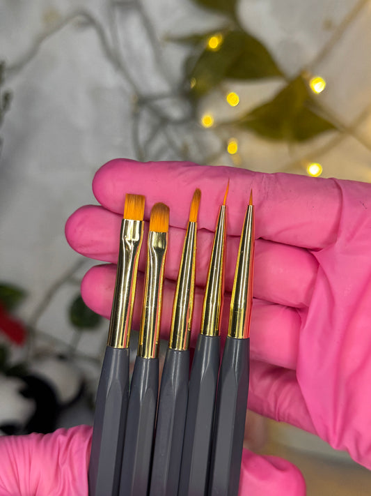 Pinceaux 5PCS gel/french