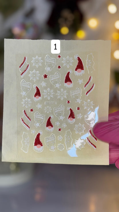 Stickers 5D Noël 12 modèles 🎄🧑‍🎄