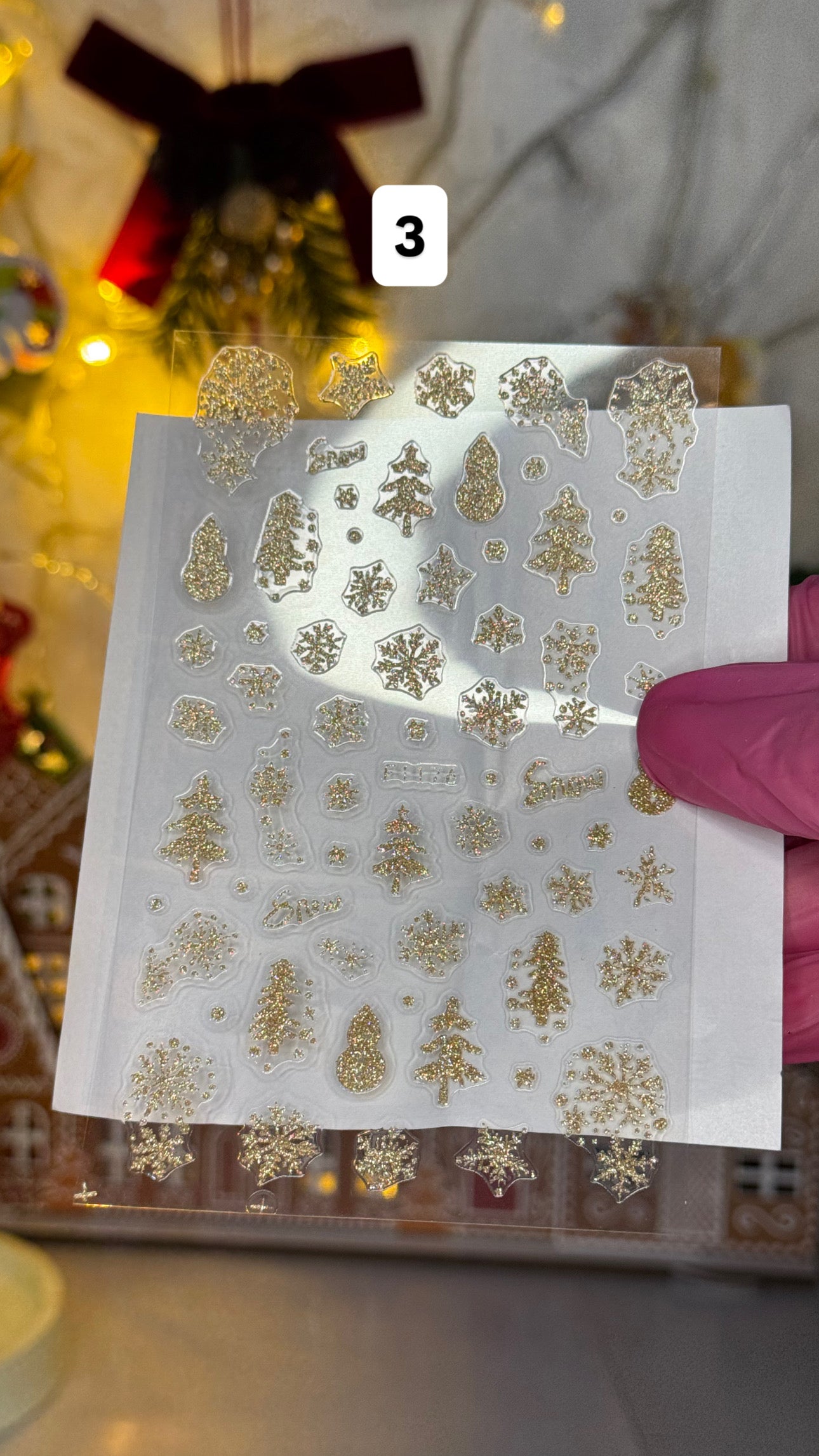Stickers festifs Gold Noël✨🦌