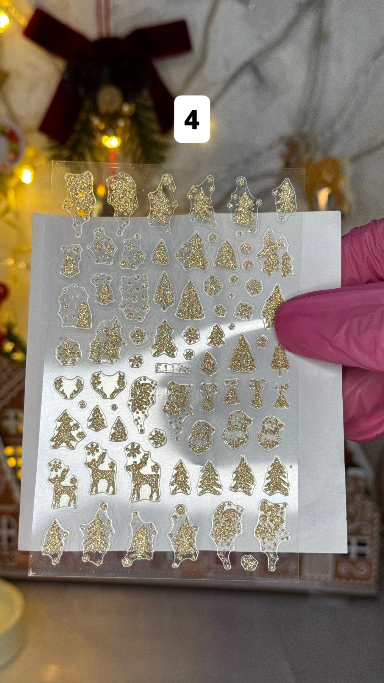 Stickers festifs Gold Noël✨🦌