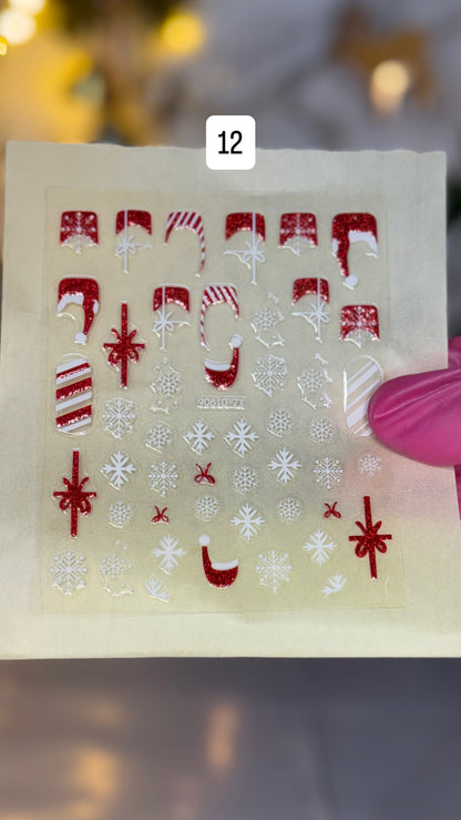 Stickers 5D Noël 12 modèles 🎄🧑‍🎄