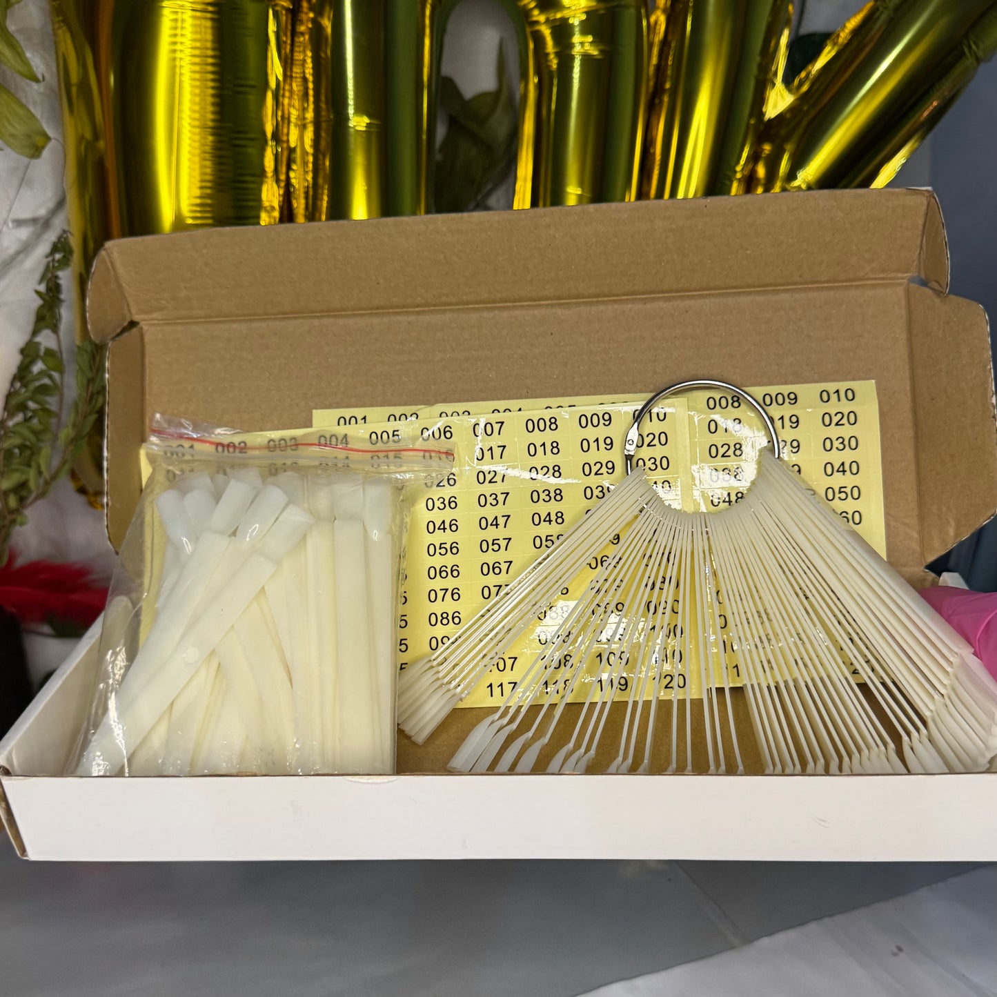 Nuancier 120 couleurs avec stickers