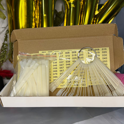 Nuancier 120 couleurs avec stickers