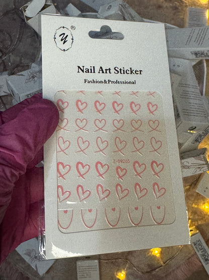 Stickers coeurs