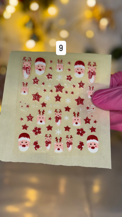 Stickers 5D Noël 12 modèles 🎄🧑‍🎄