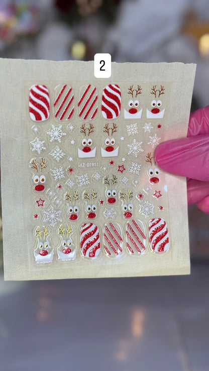 Stickers 5D Noël 12 modèles 🎄🧑‍🎄