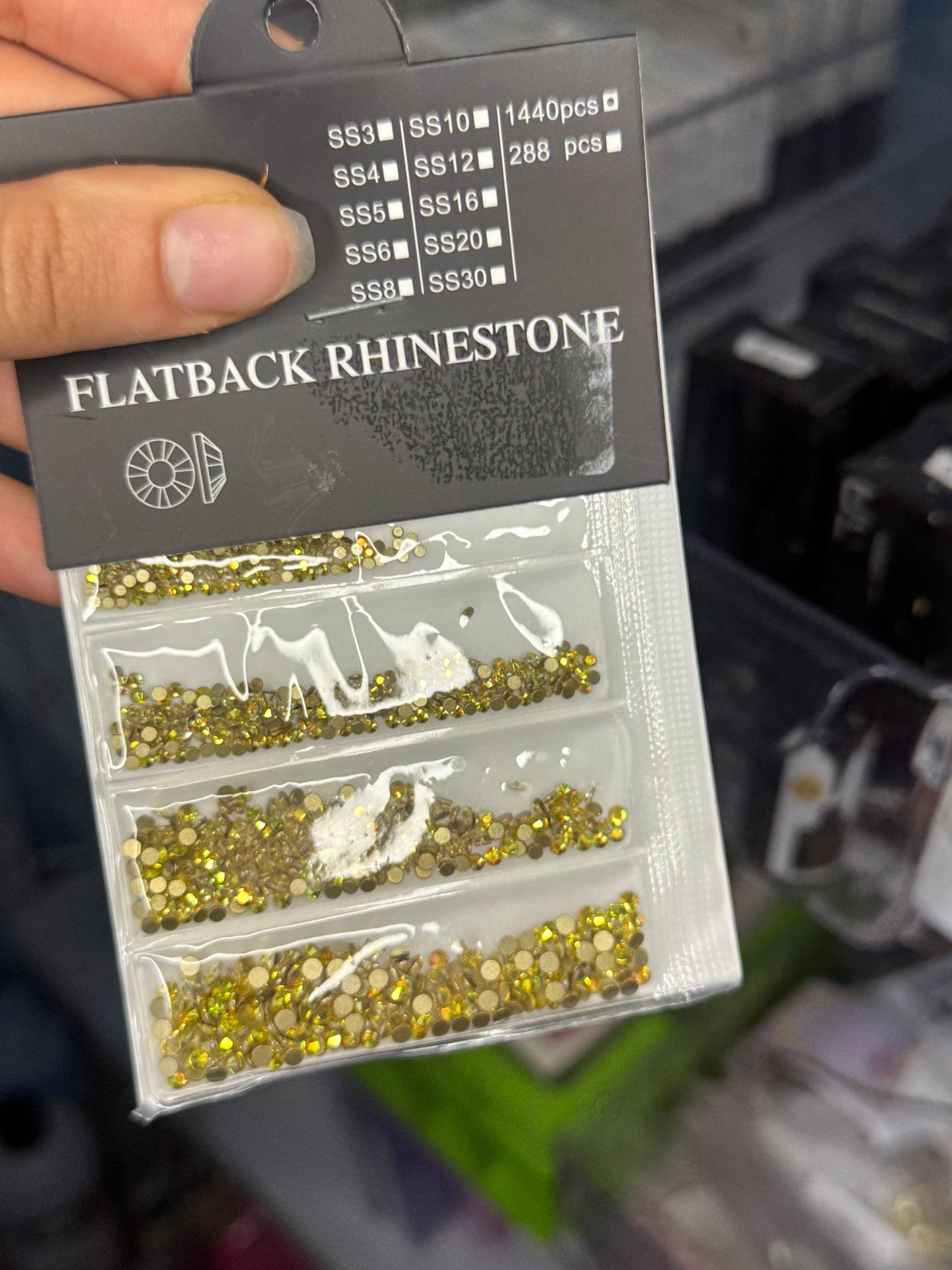 Strass doré