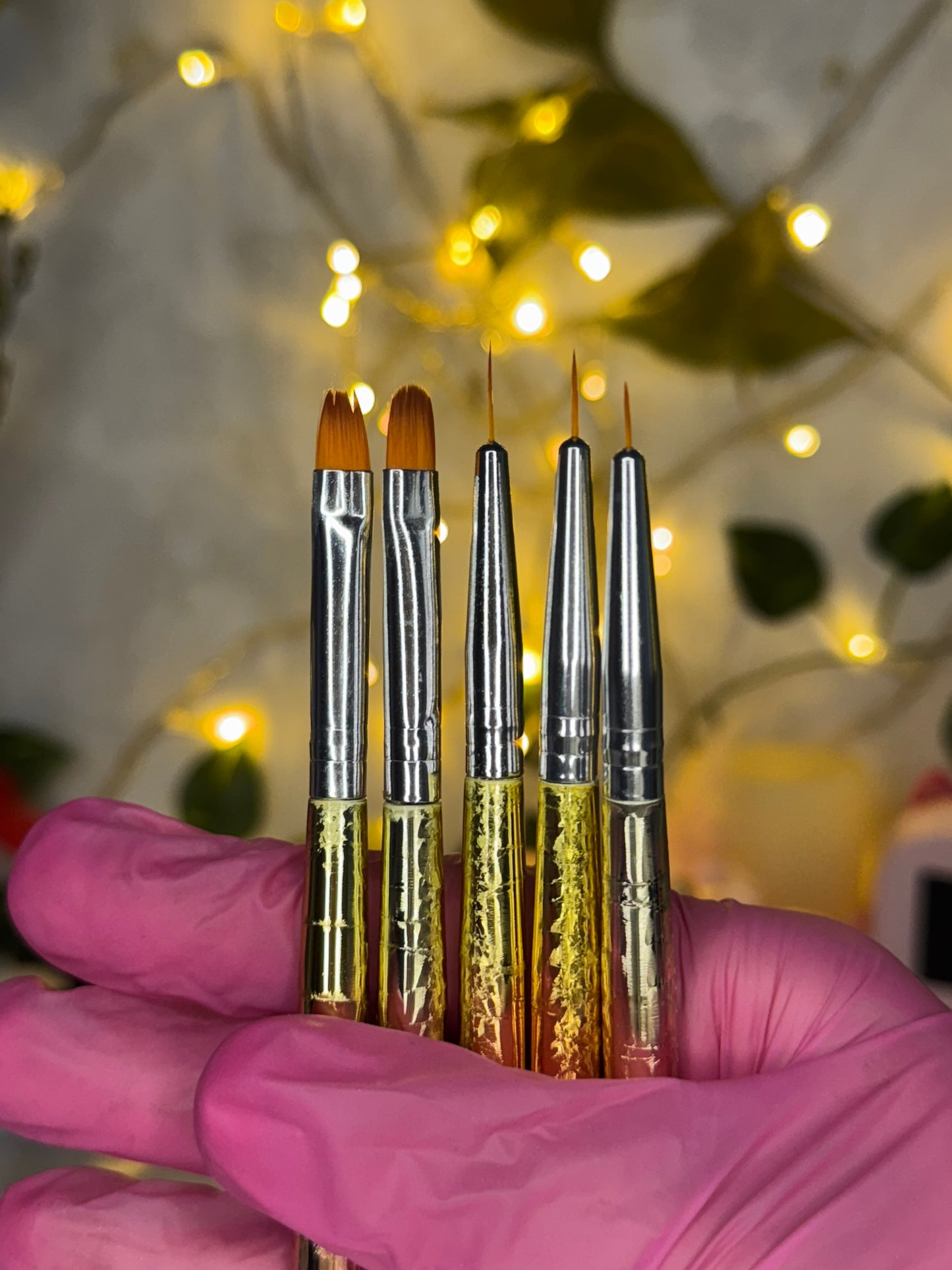 Pinceaux gel/french 5pcs