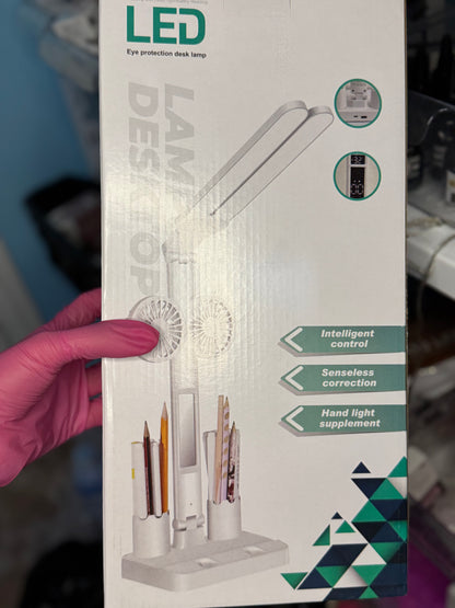 Lampe bureau avec ventilateur