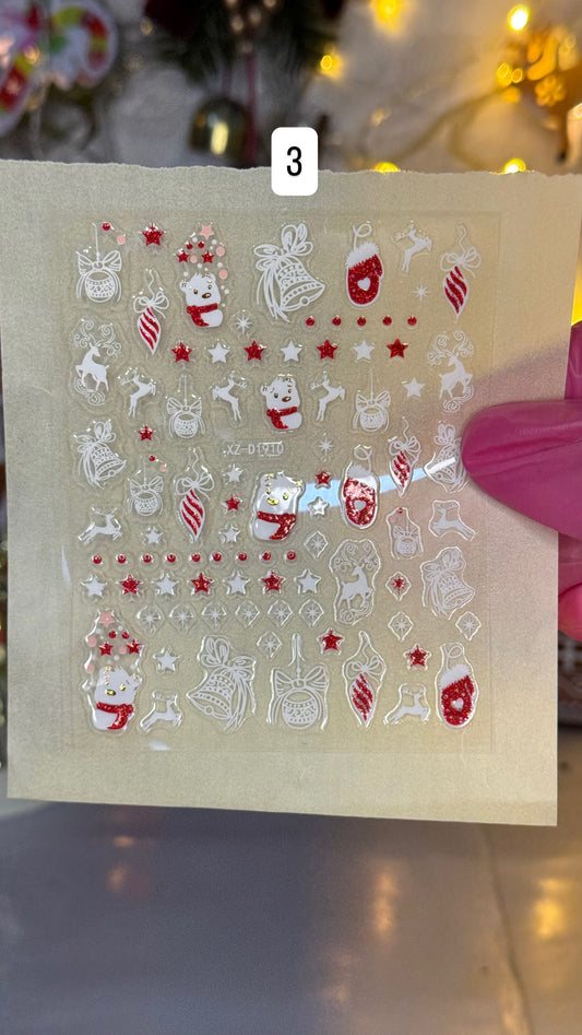 Stickers 5D Noël 12 modèles 🎄🧑‍🎄