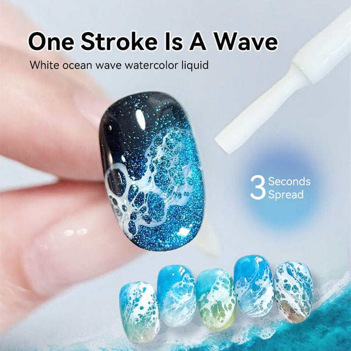 Ocean Wave Watercolor Liquid
