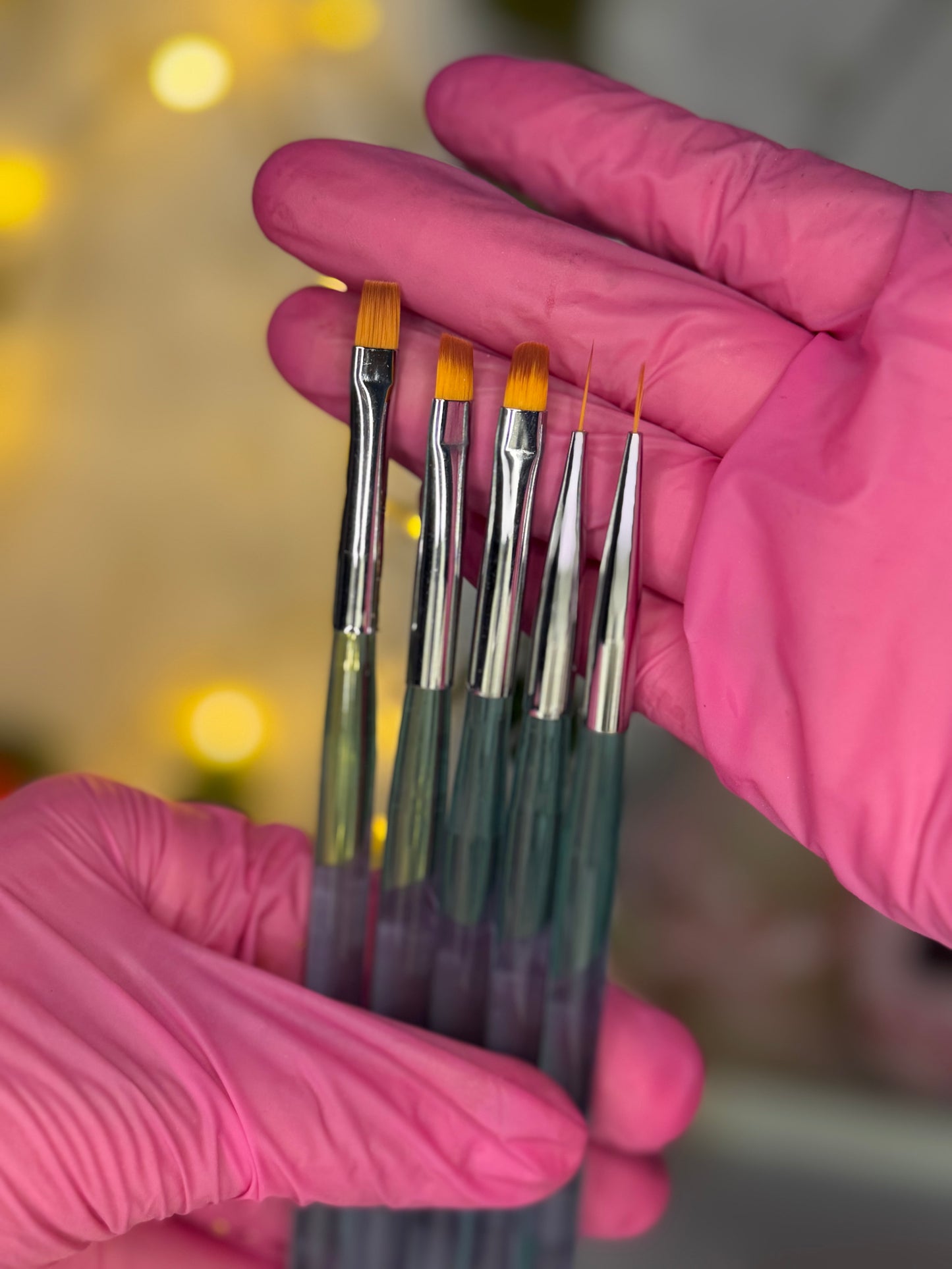 Pinceaux gel / french 5pcs