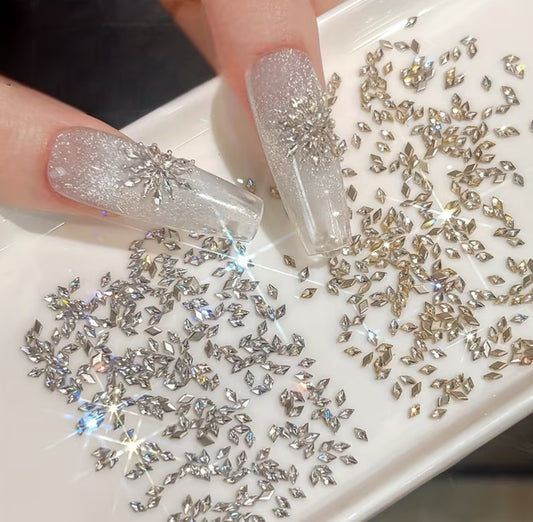 Cristaux 50pcs Silver