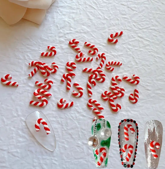 Déco canne de Noël 10pcs 🎄🍭