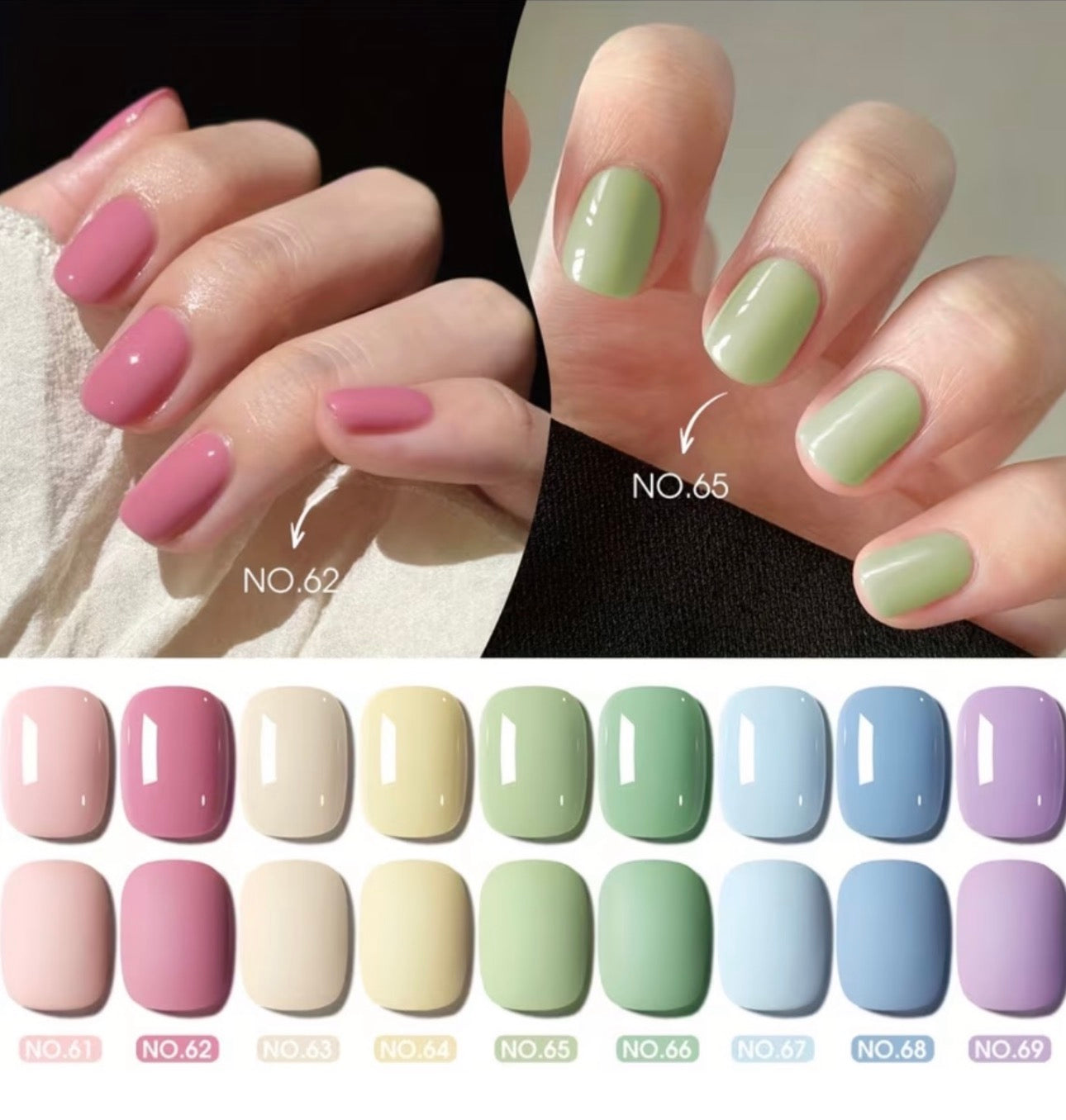 Xeijayi vernis couleurs Pastel 🌈