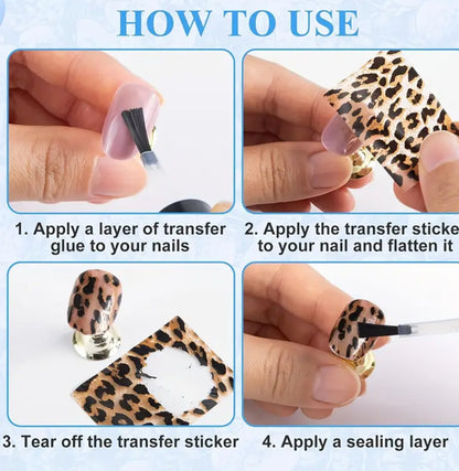 Feuille Transfert Leopard 🐆