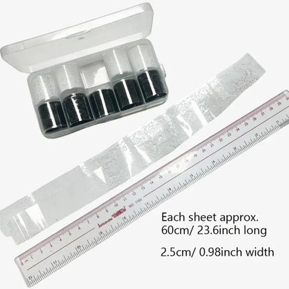 Boite Papier transfert dentelle noir et blan