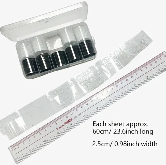 Boite Papier transfert dentelle noir et blan