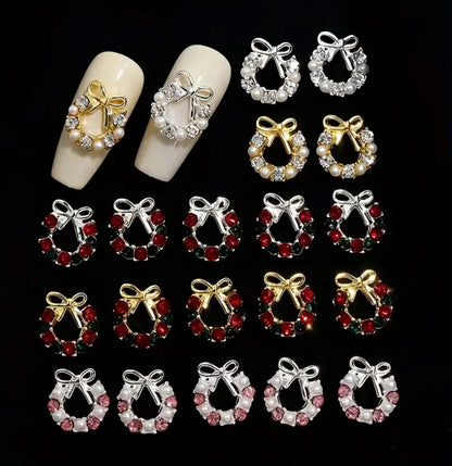 Déco couronne de Noël 12pcs