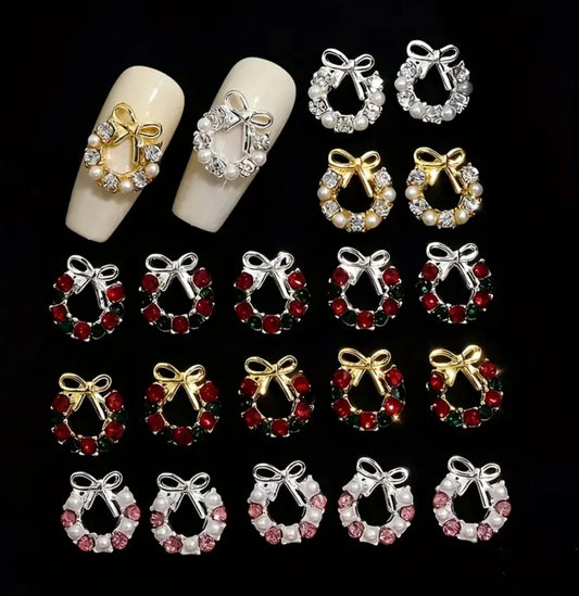 Déco couronne de Noël 12pcs