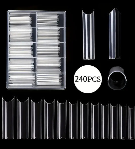 Capsules long carré smile courbe C 240 pcs 🔥