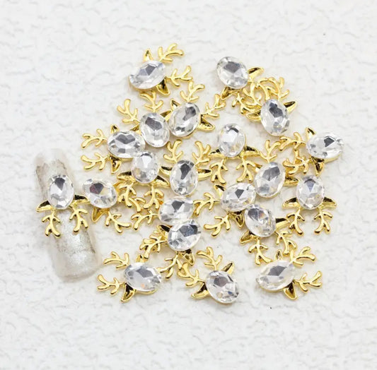 Charms Têtes de renne Noël 20pcs 🎄