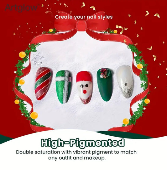 Kit Vernis ArtGlow pour Noël 6pcs🎄
