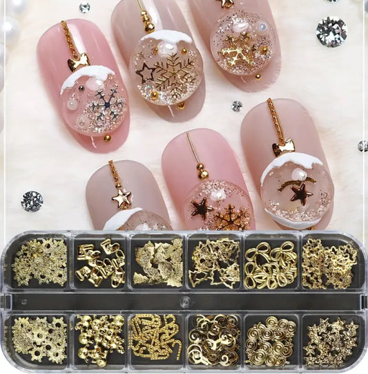 Déco pour Noël Gold 12 modèles🎄💫