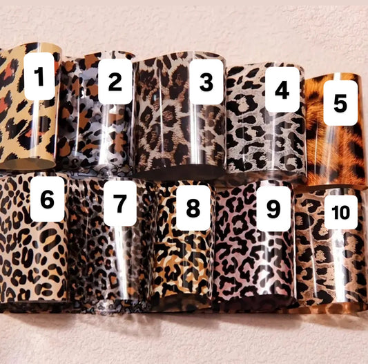 Feuille Transfert Leopard 🐆