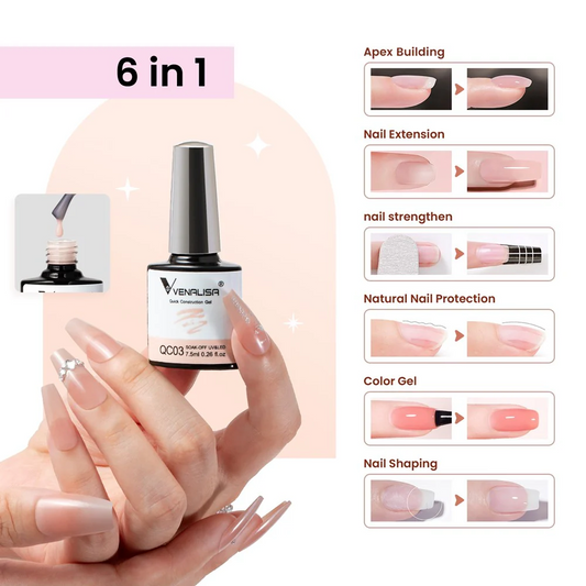 Kit Quick Construction Gel Venalisa 6pcs