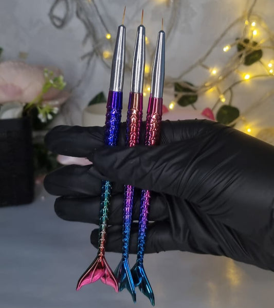 Pinceaux Poisson 3pcs