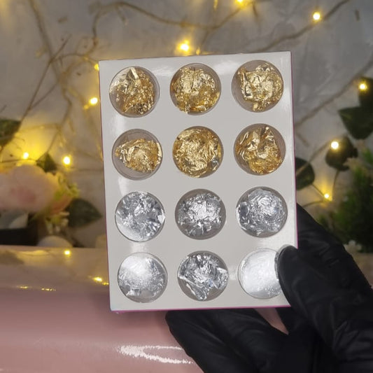 Feuille d'or 12pcs