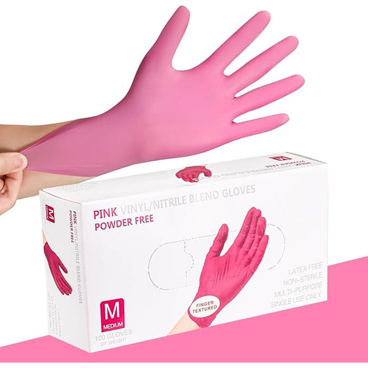 Gants Nitriles Rose M