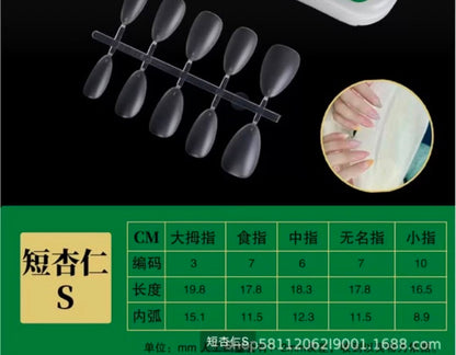 Capsules Short Almond Sized Kit 100pcs/10sets