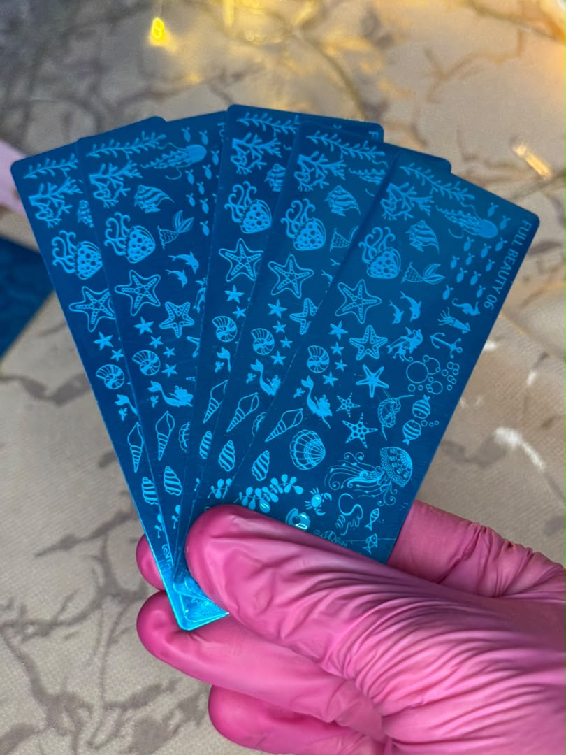Stamping plaques summer