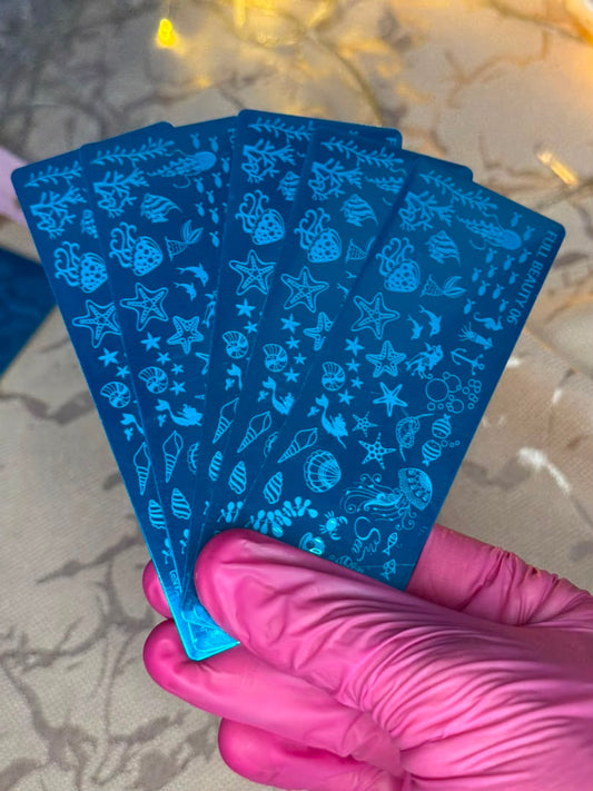 Stamping plaques summer