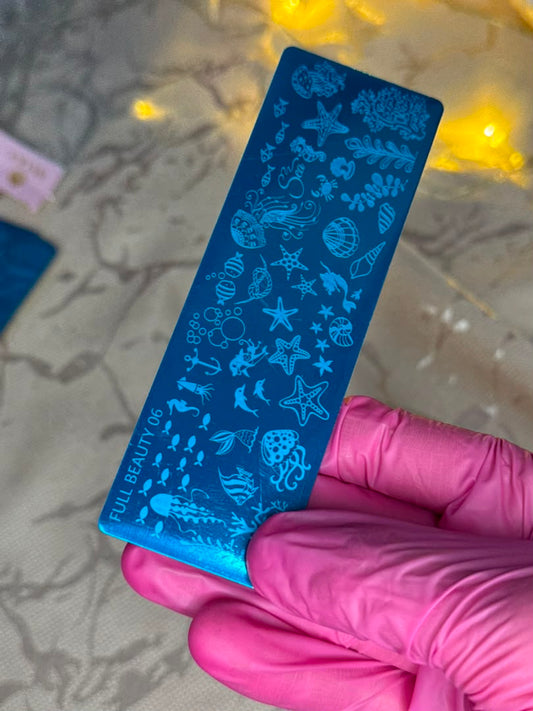 Stamping plaques summer